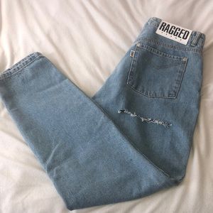 Ragged Butt cut jean